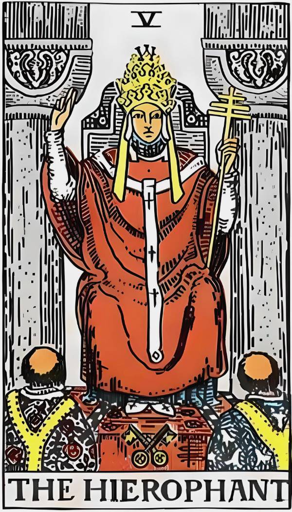 The Hierophant Tarot Card