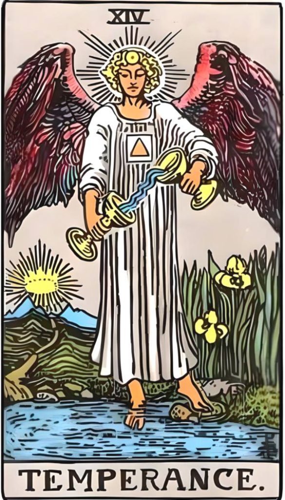 Temperance Tarot Card