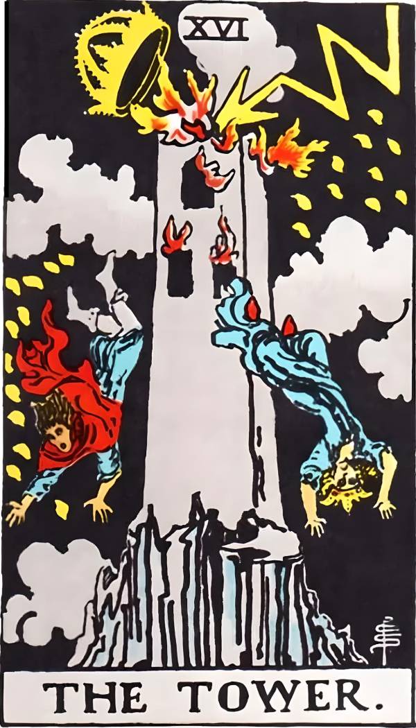 The Tower Tarot Card