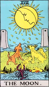 The Moon Tarot Card