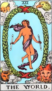 The World Tarot Card