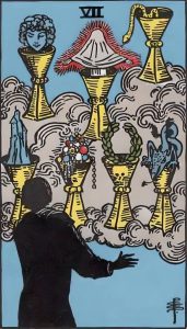 Seven of Cups Tarot Card