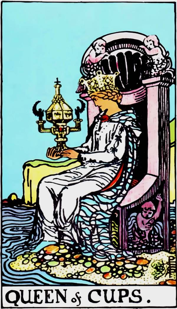 Queen of Cups Tarot Card