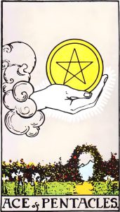 Ace of Pentacles Tarot Card