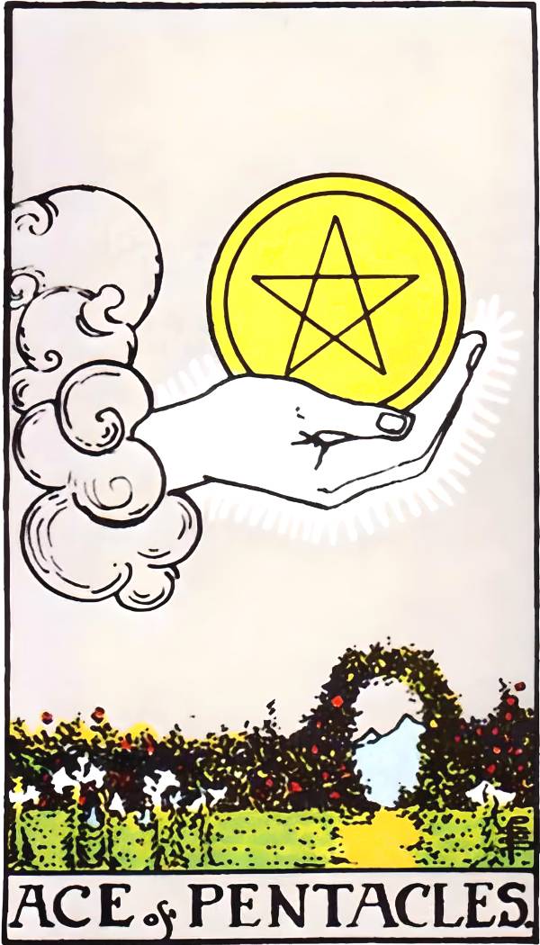 Ace of Pentacles Tarot Card