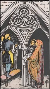 Three of Pentacles Tarot Card