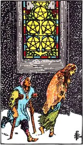 Five of Pentacles Tarot Card