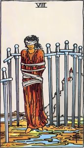 Eight of Swords Tarot Card