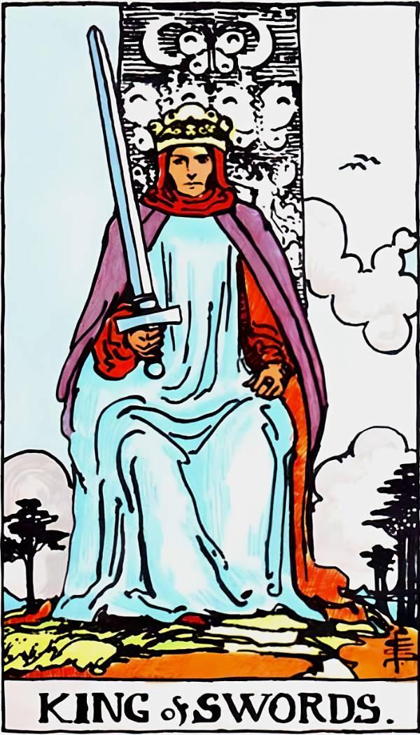 King of Swords Tarot Card