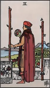 Two of Wands Tarot Card