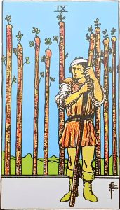 Nine of Wands Tarot Card